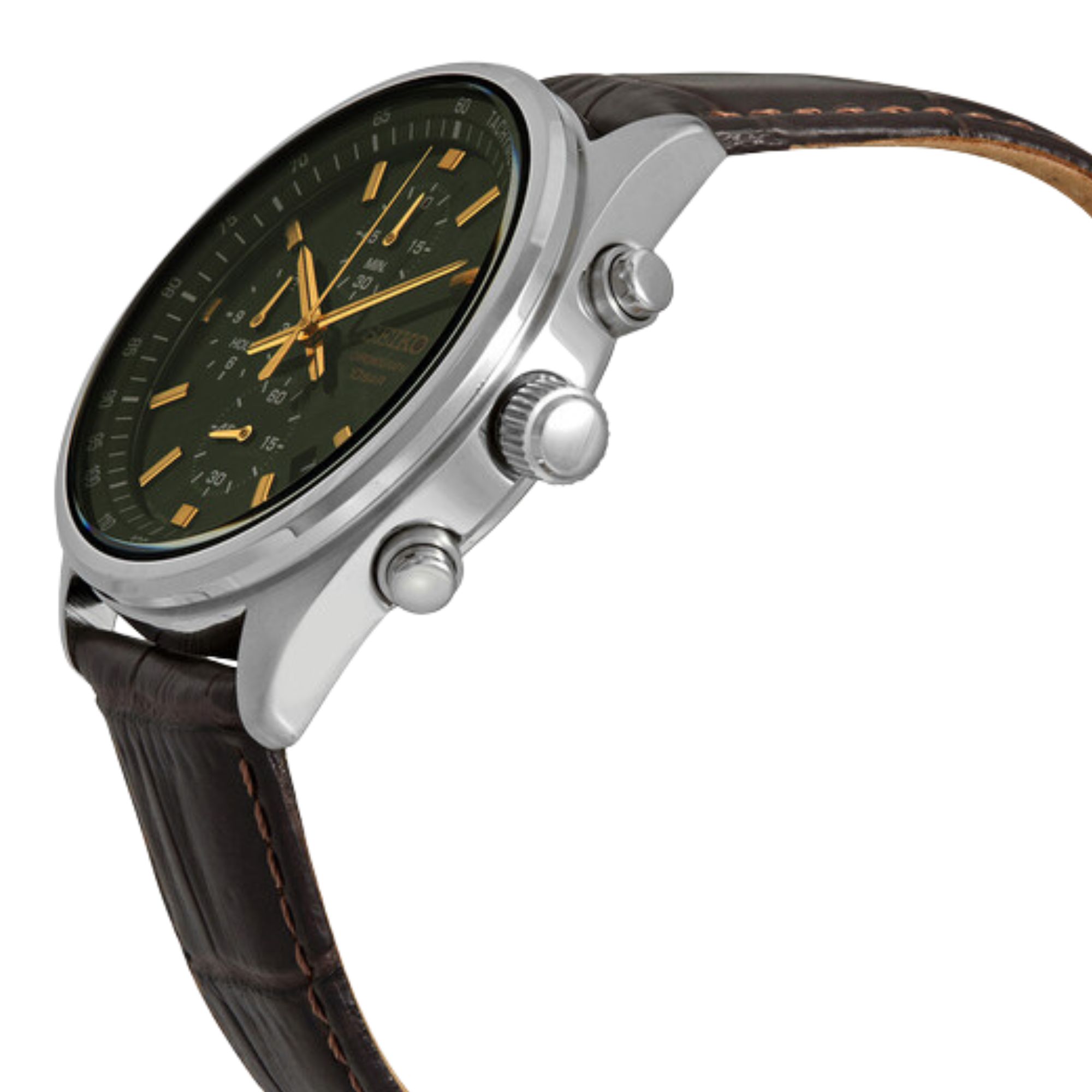Relógio Seiko Cronograph Verde SSB385
