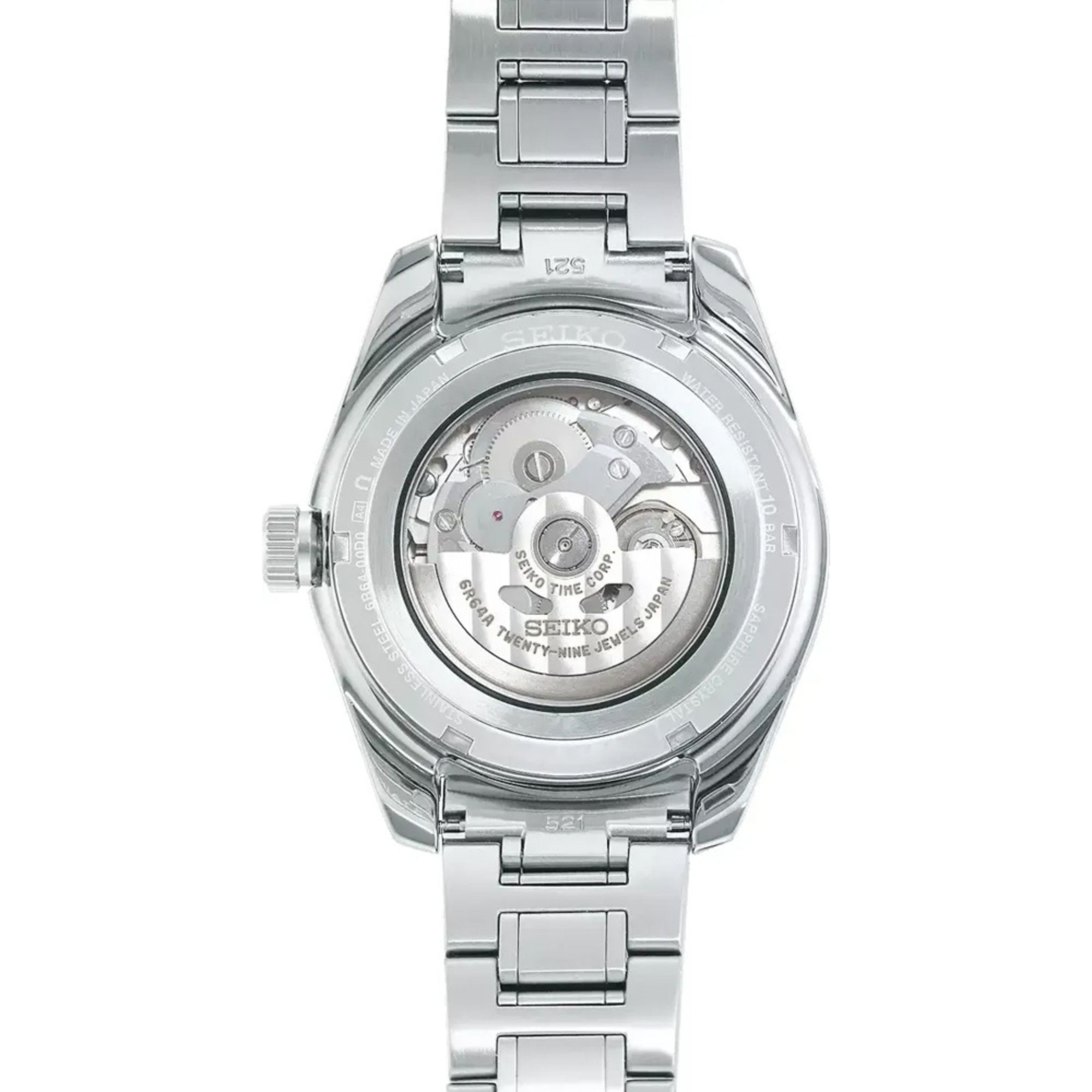 Relógio Seiko Presage Sharp Edged GMT Automático Preto SPB221J1