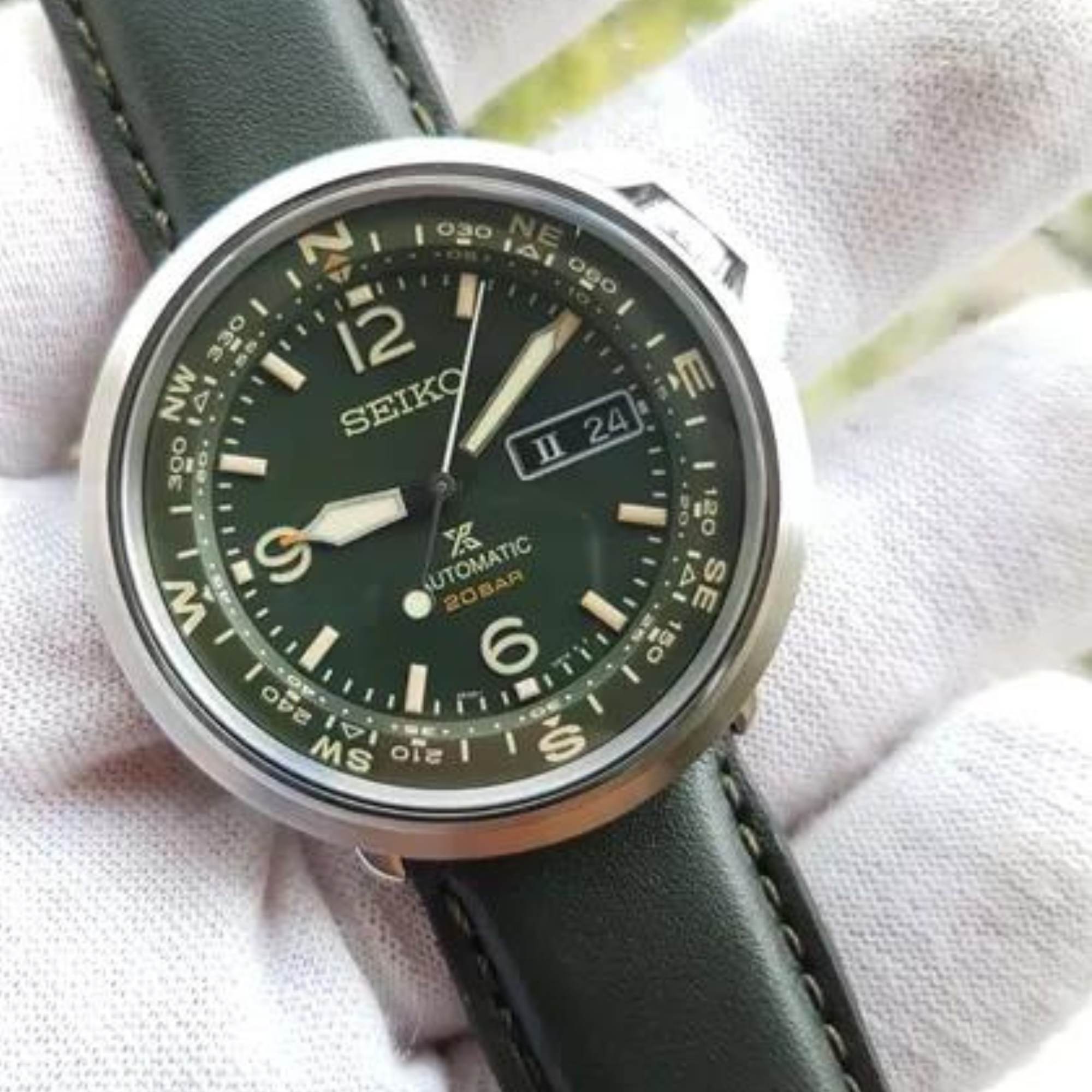 Relógio Seiko Prospex Land Automático Verde SRPD33