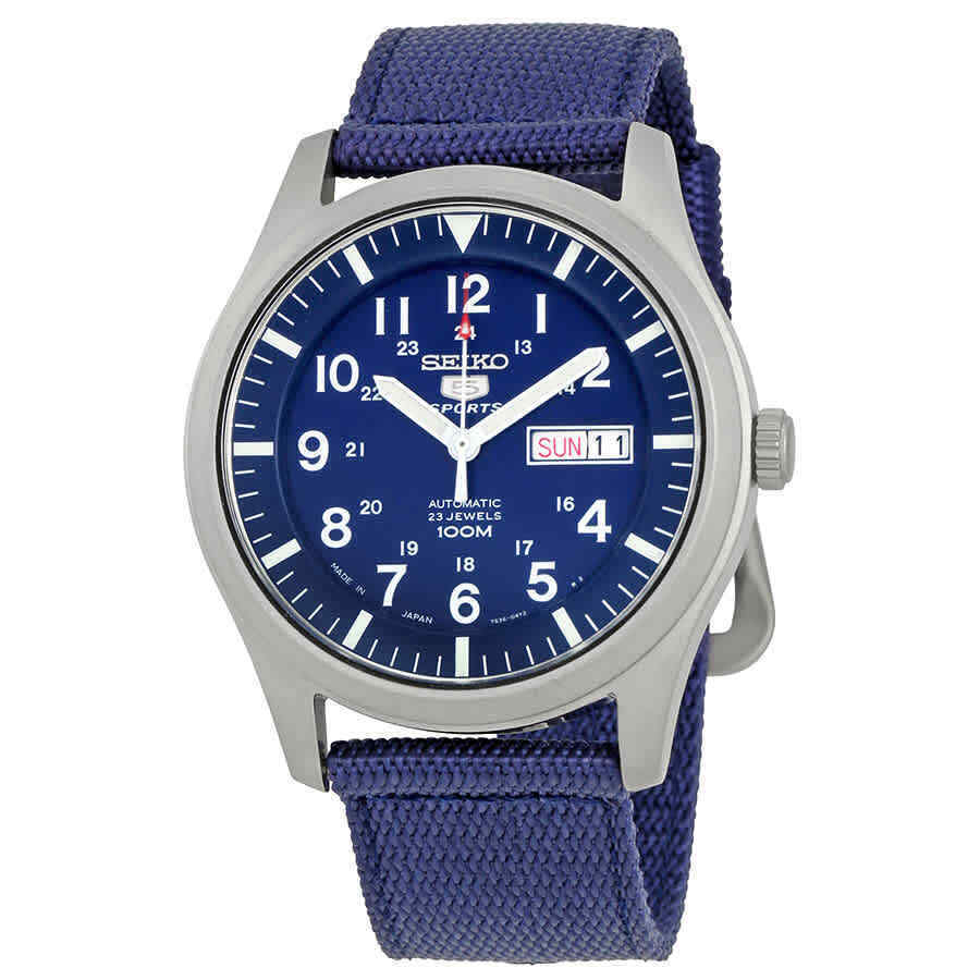 Relógio Seiko SNZG11J1 5 Automático Azul