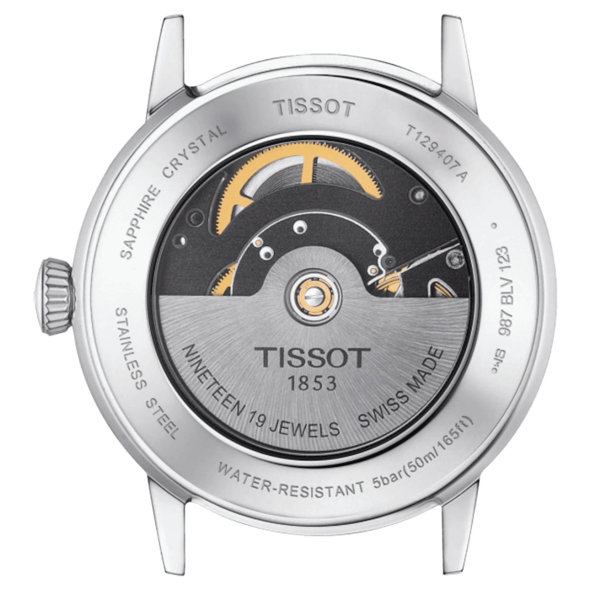 Relógio Tissot Classic Dream Swissmatic Automático Prateado T129.407.11.031.00