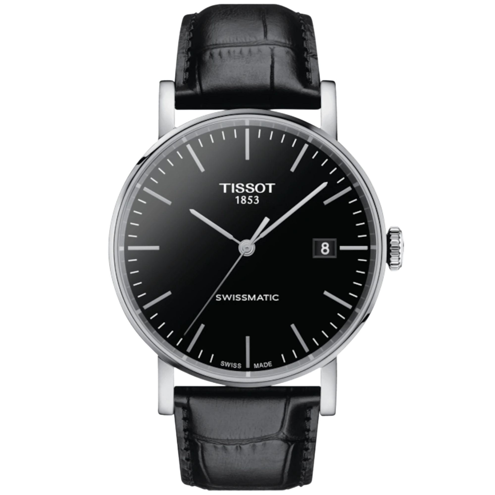 Relógio Tissot Everytime Swissmatic Automático Preto T109.407.16.051.00