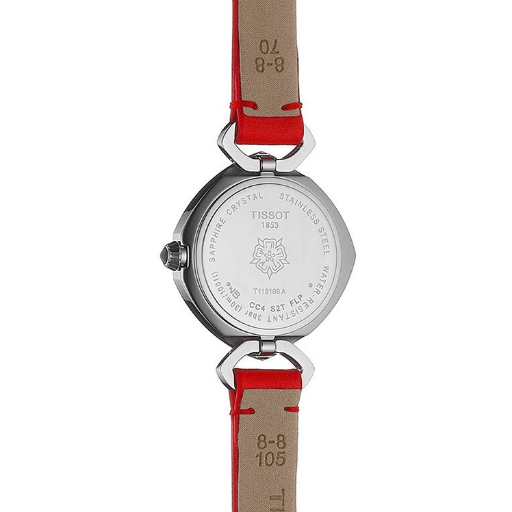 Relógio Tissot Femini-T Mother of Pearl Diamond Red T113.109.16.116.00