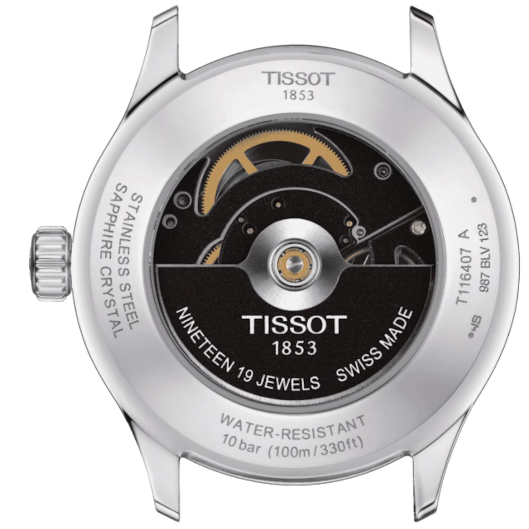 Relógio Tissot Gent Xl Swissmatic Prata T116.407.11.051.00