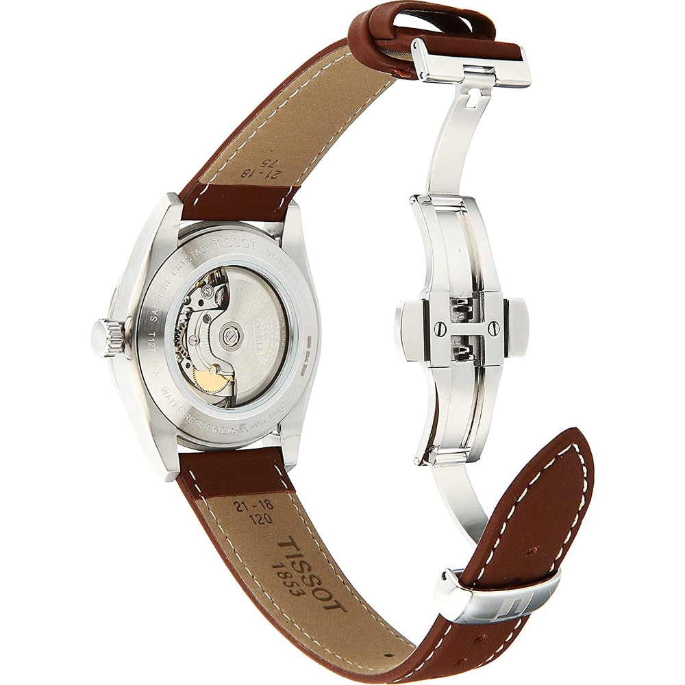 Relógio Tissot Gentleman 18K Powermatic 80 Cream Opalin T927.407.46.261.00
