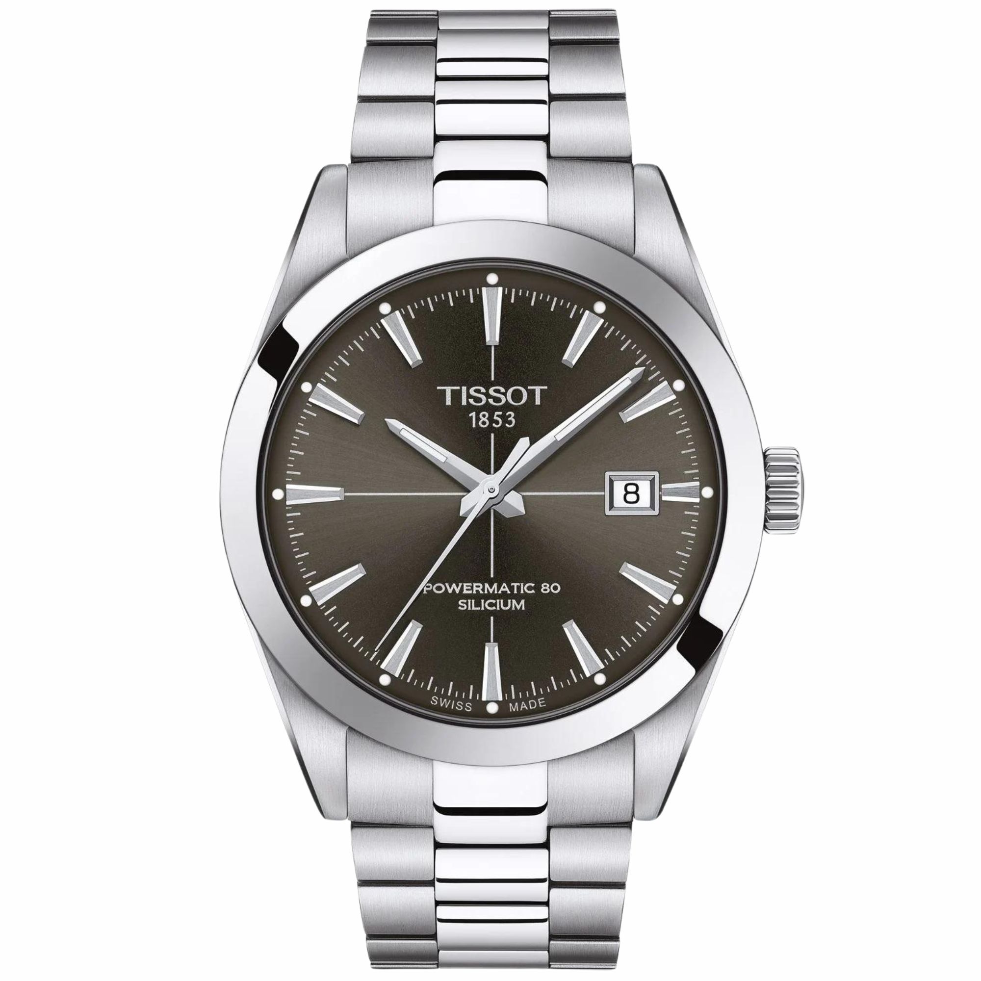 Relógio Tissot Gentleman Powermatic 80 Silicium Antracite T127.407.11.061.01