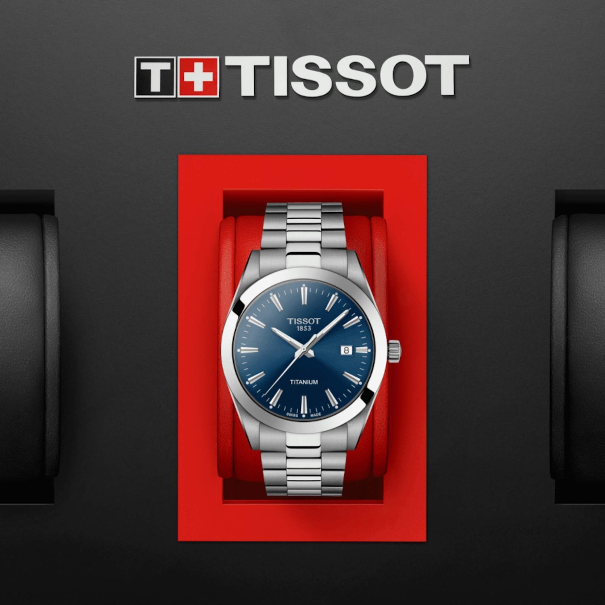 Relógio Tissot Gentleman Titânio Azul T127.410.44.041.00
