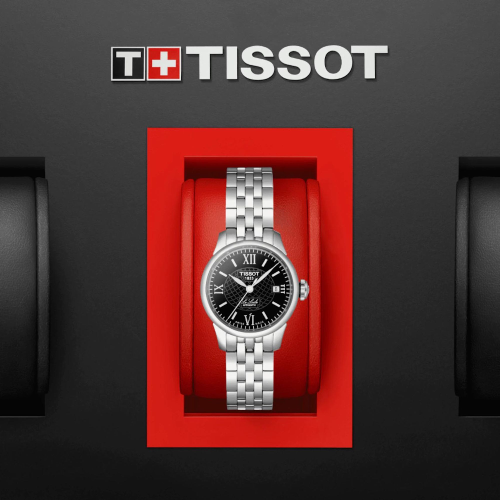 Relógio Tissot Le Locle Lady Automático Small Preto T41.1.183.53