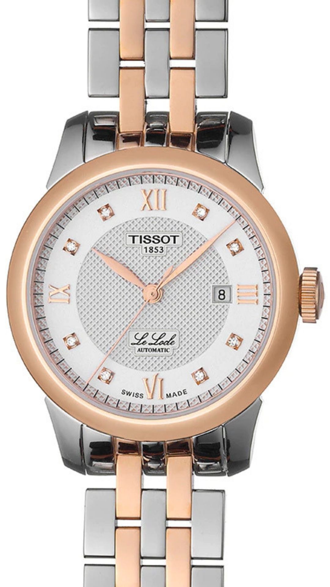 Relógio Tissot Le Locle Diamante Automático  T006.207.22.036.00