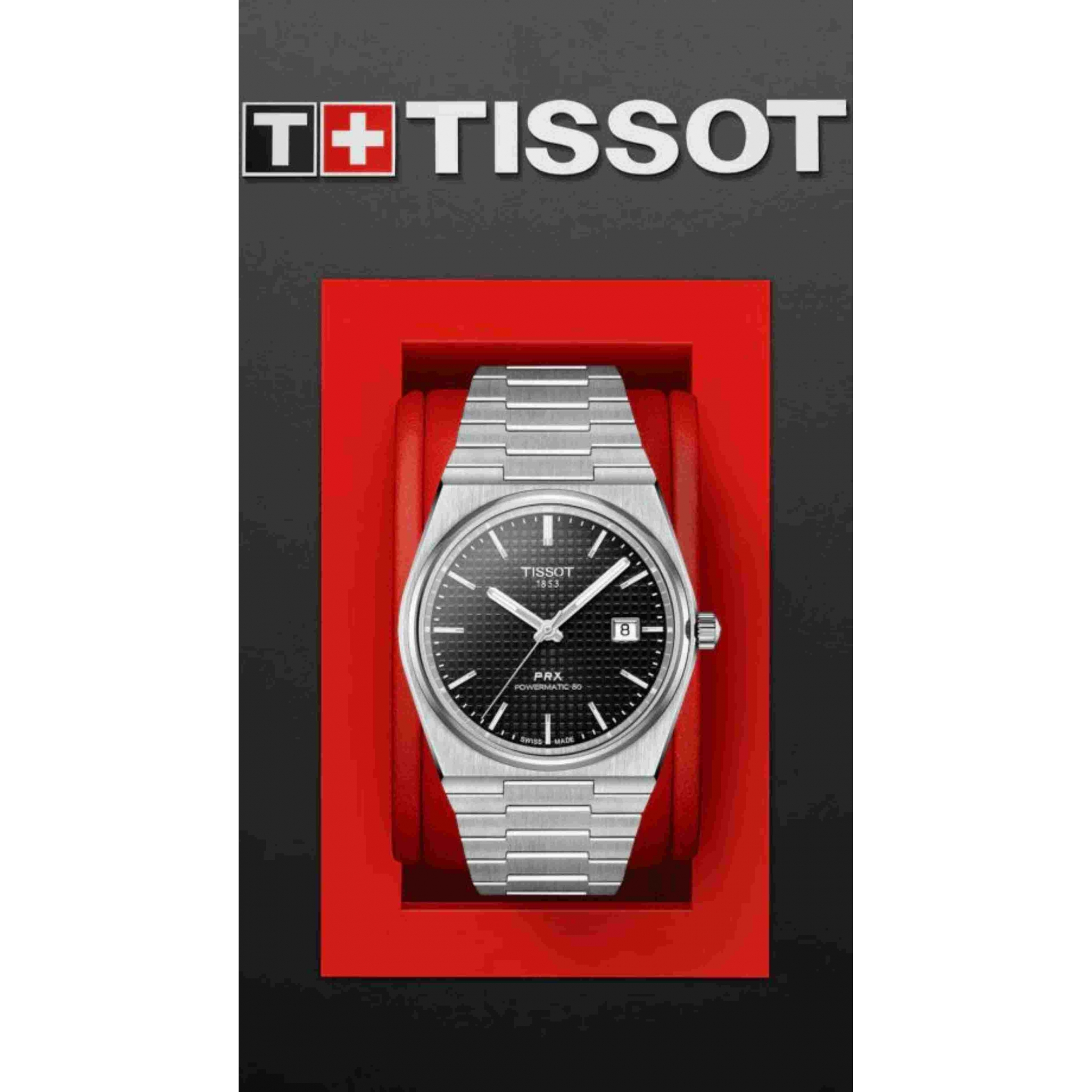 Relógio Tissot  Prx  Powermatic 80 Preto  T137.407.11.051.00