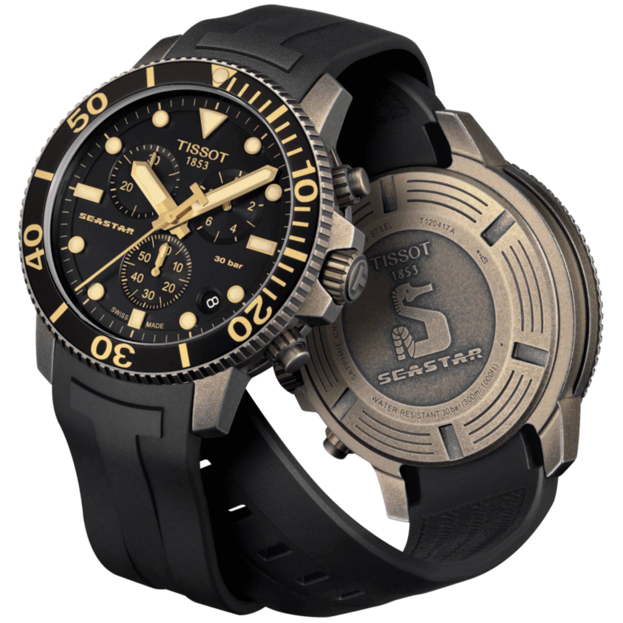 Relógio Tissot Seastar 1000 Bronze T120.417.37.051.01