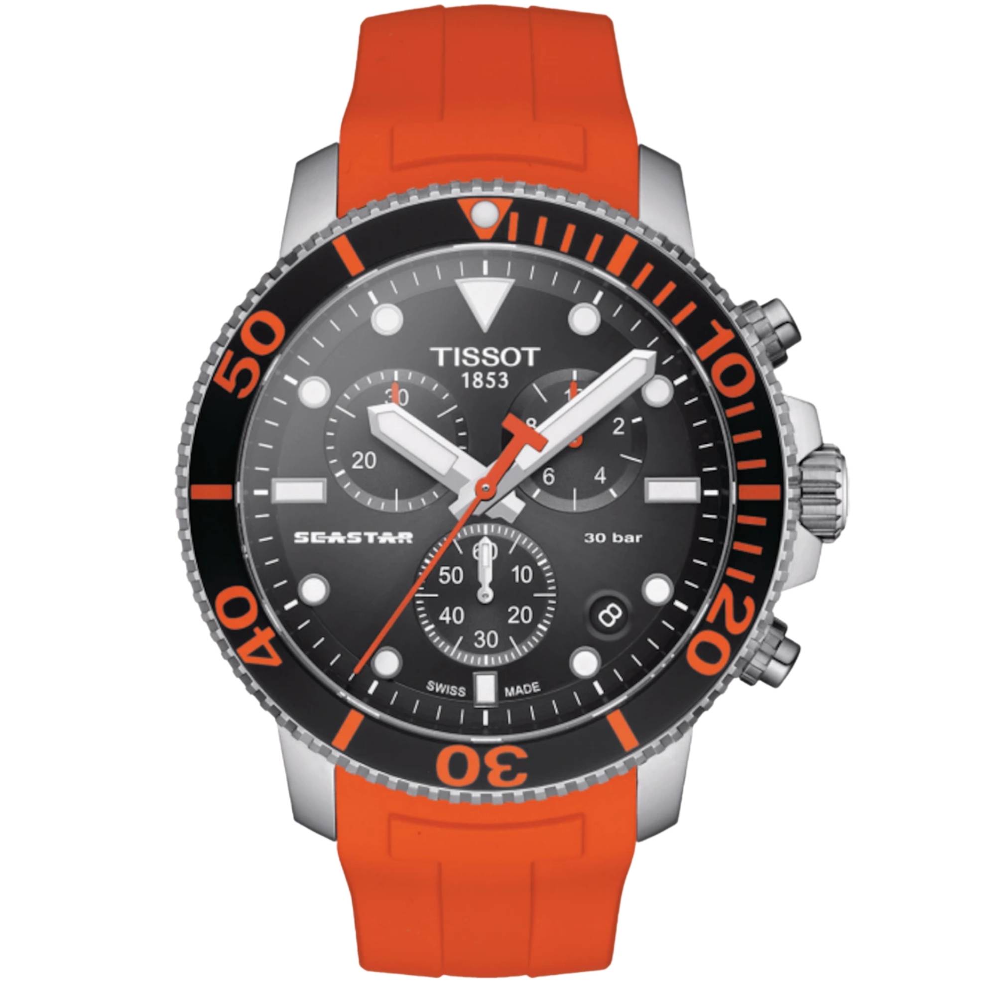 Relógio Tissot Seastar 1000 Laranja T120.417.17.051.01
