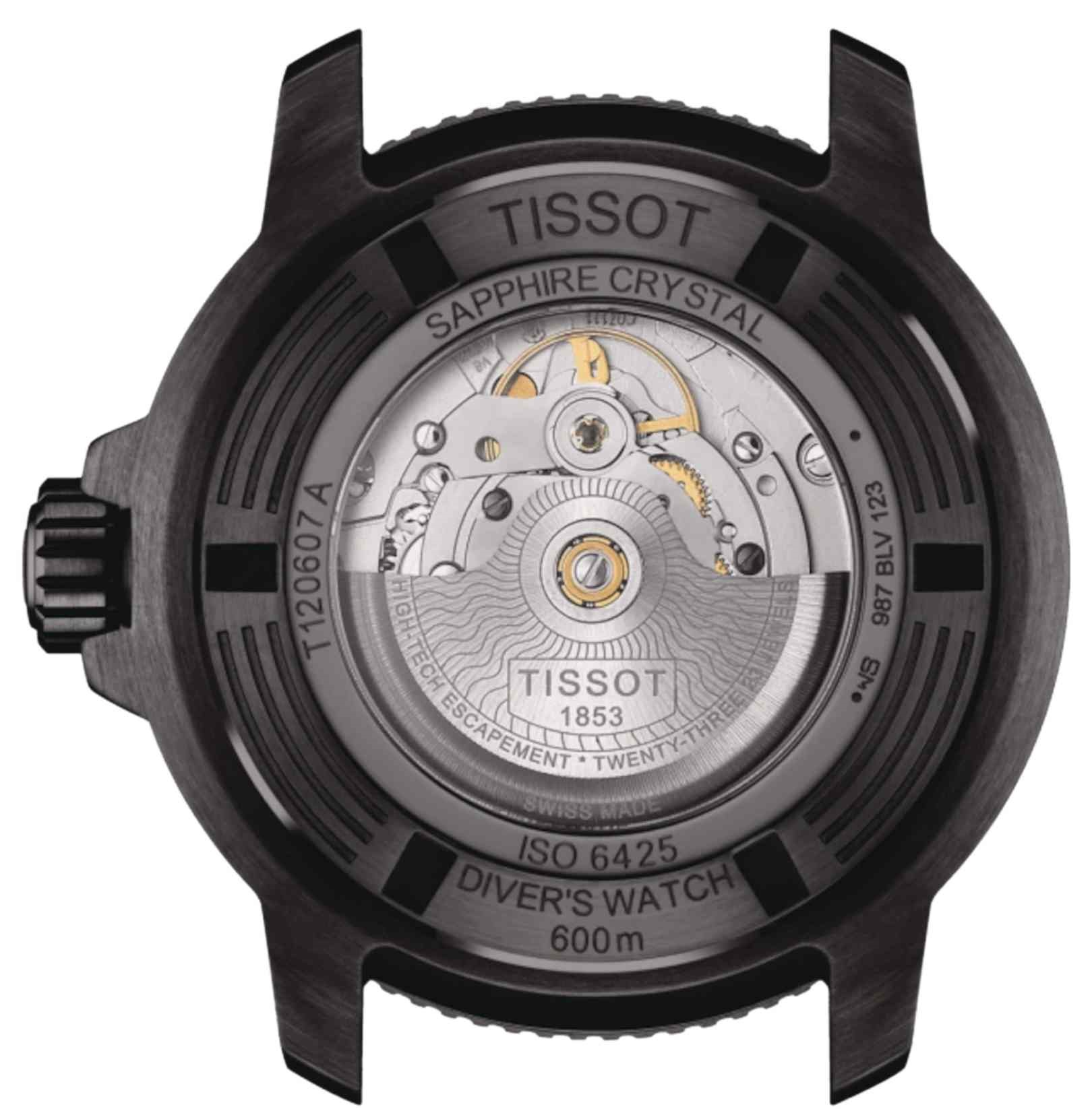 Relógio Tissot Seastar 2000 Powermatic 80 Azul T120.607.37.041.00