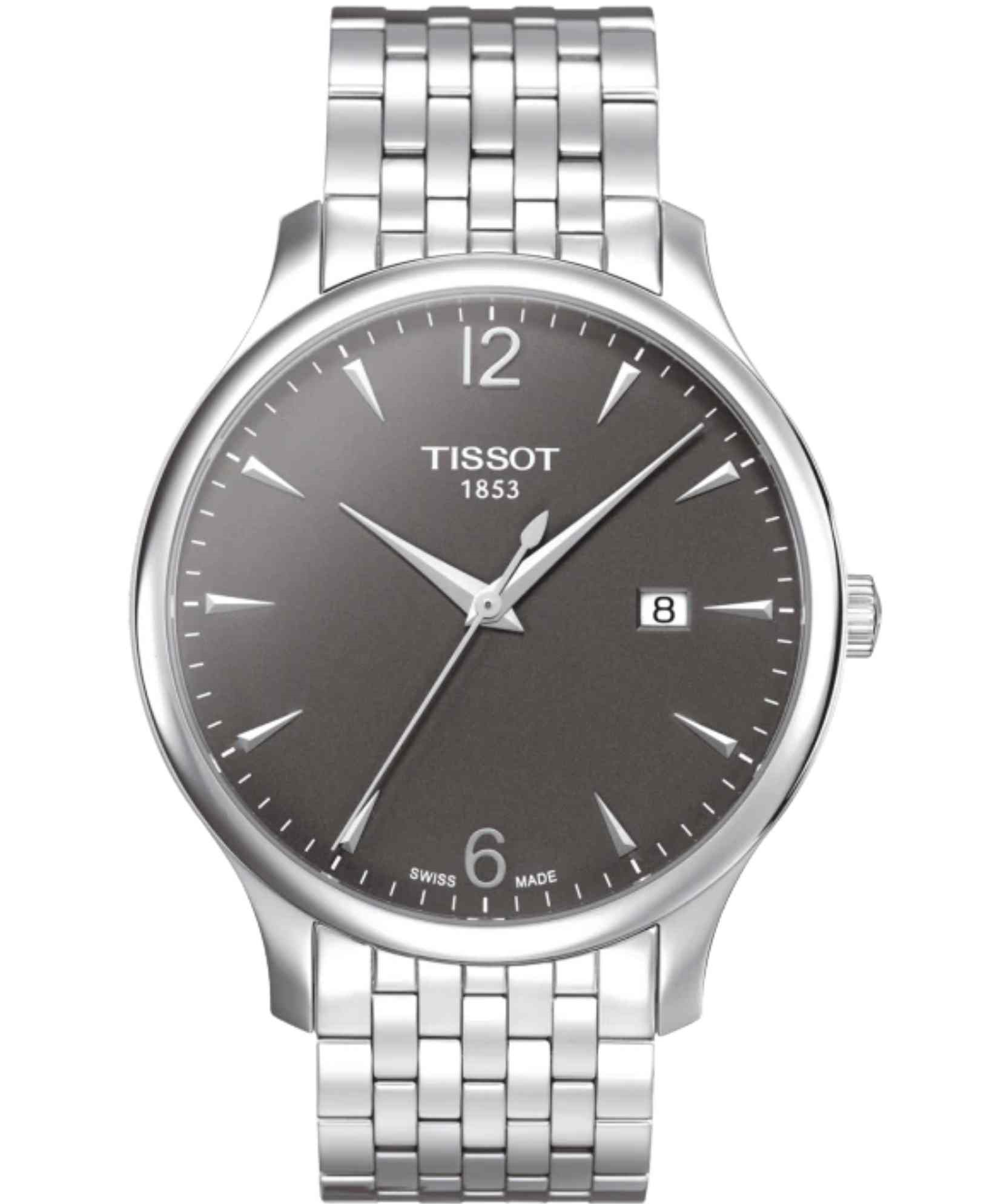 Relógio Tissot T063.610.11.067.00 Tradition Silver Tone