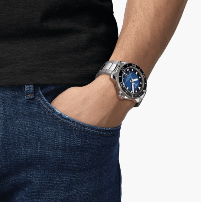 Relógio Tissot T120.607.11.041.01 Seastar 2000 Pro Automático Azul