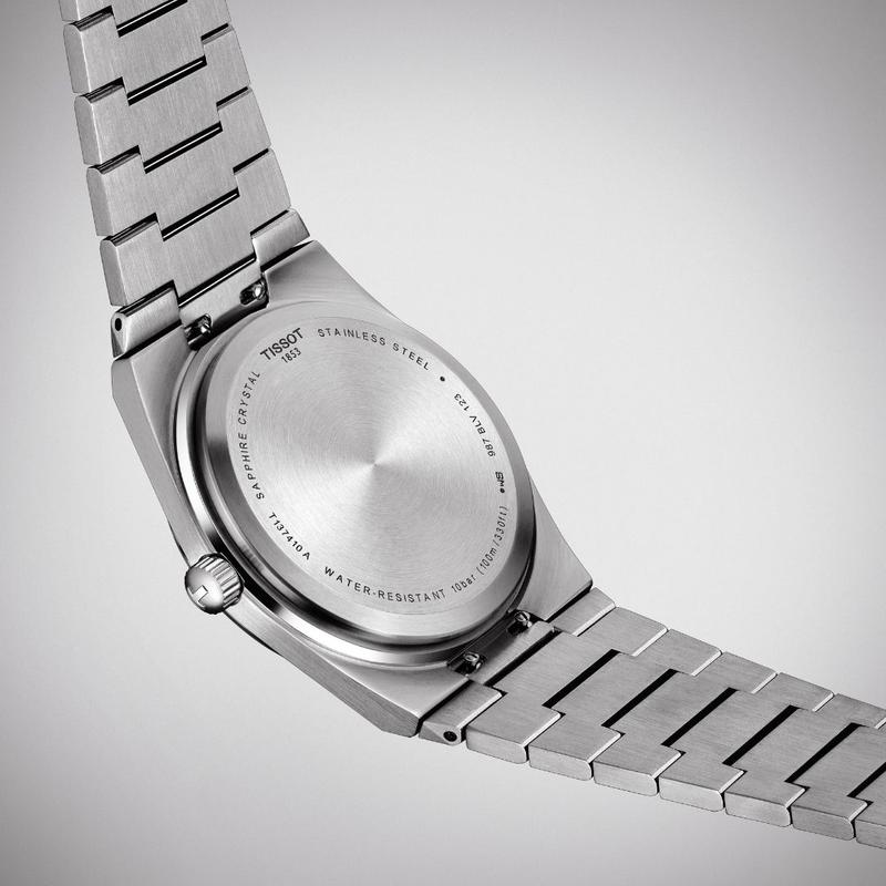Relógio Tissot T1374101103100 PRX 316L Mostrador Branco