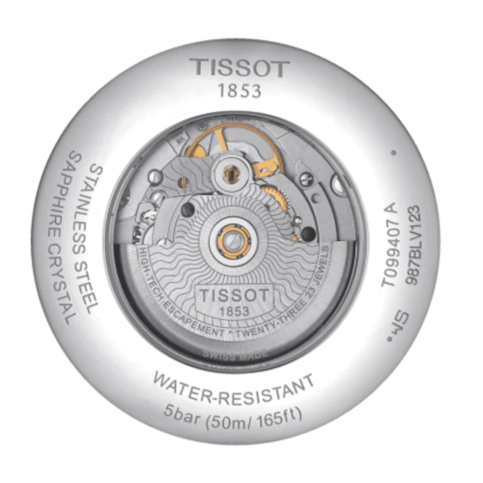 Relógio Tissot T-Classic Chemin Des Tourelles Powermatic 80 T099.407.11.037.00
