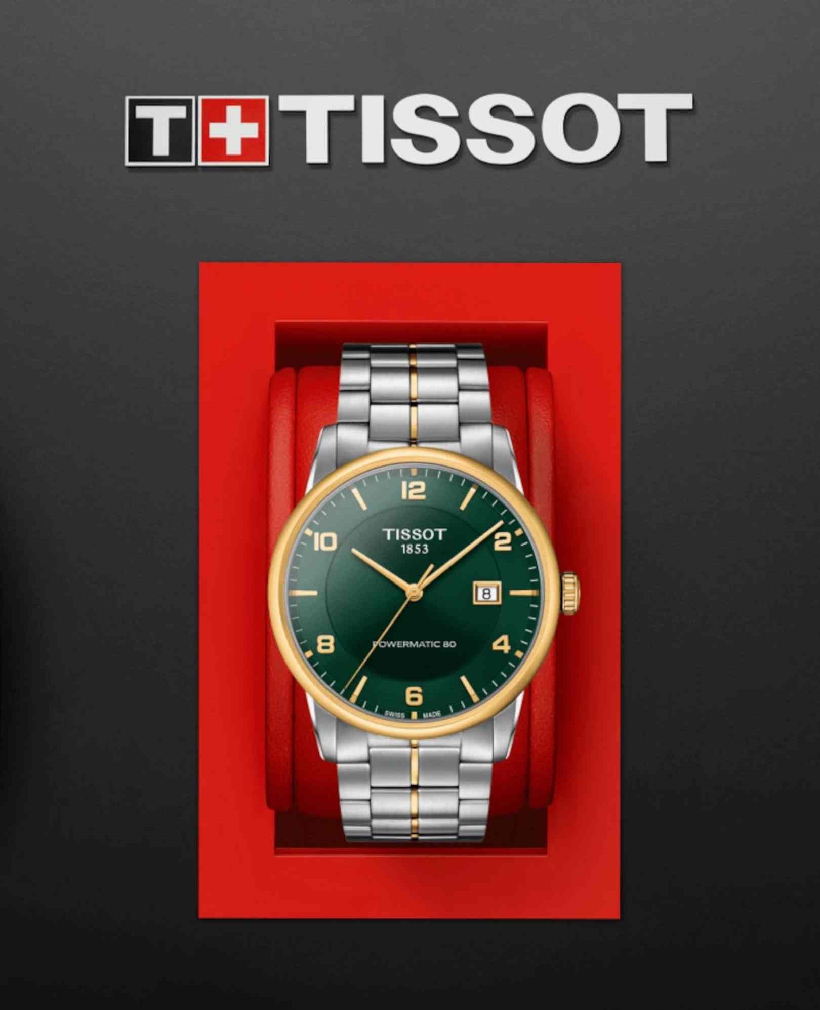 Relógio Tissot T-Classic Luxury Powermatic 80 Verde T086.407.22.097.00