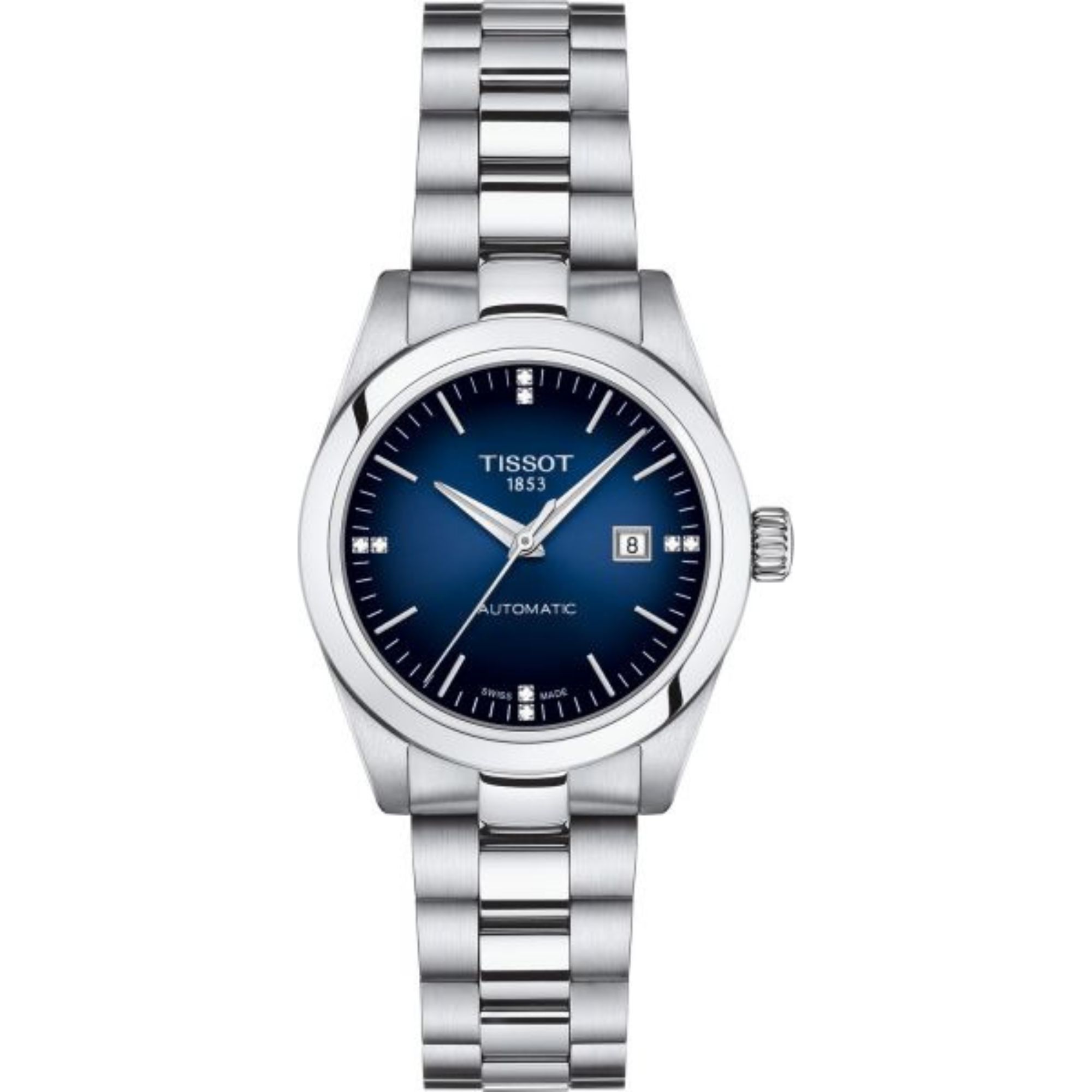 Relógio Tissot T-My Lady Automático Diamante Azul T132.007.11.046.00