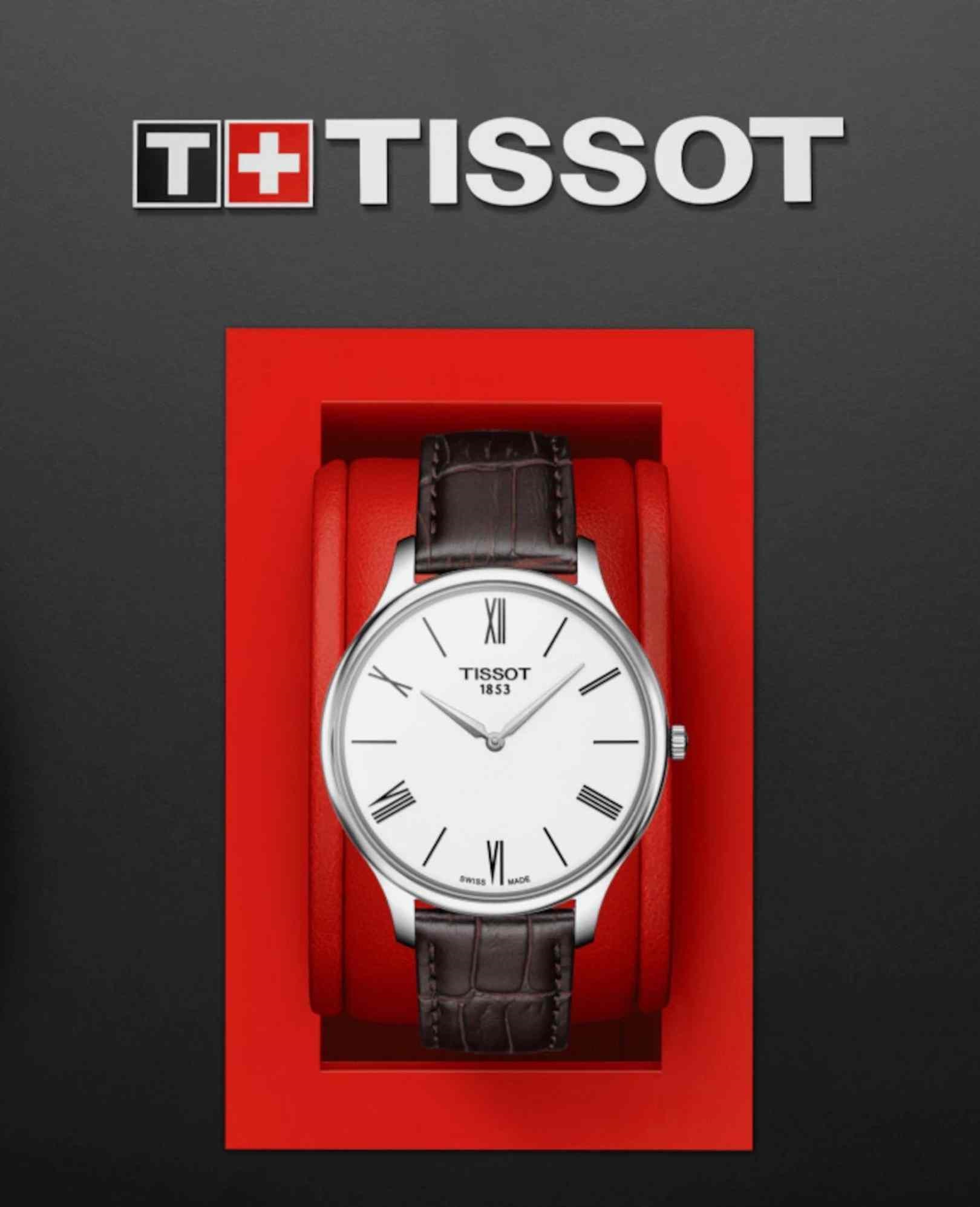 Relógio Tissot Tradition 5.5 Castanho T063.409.16.018.00