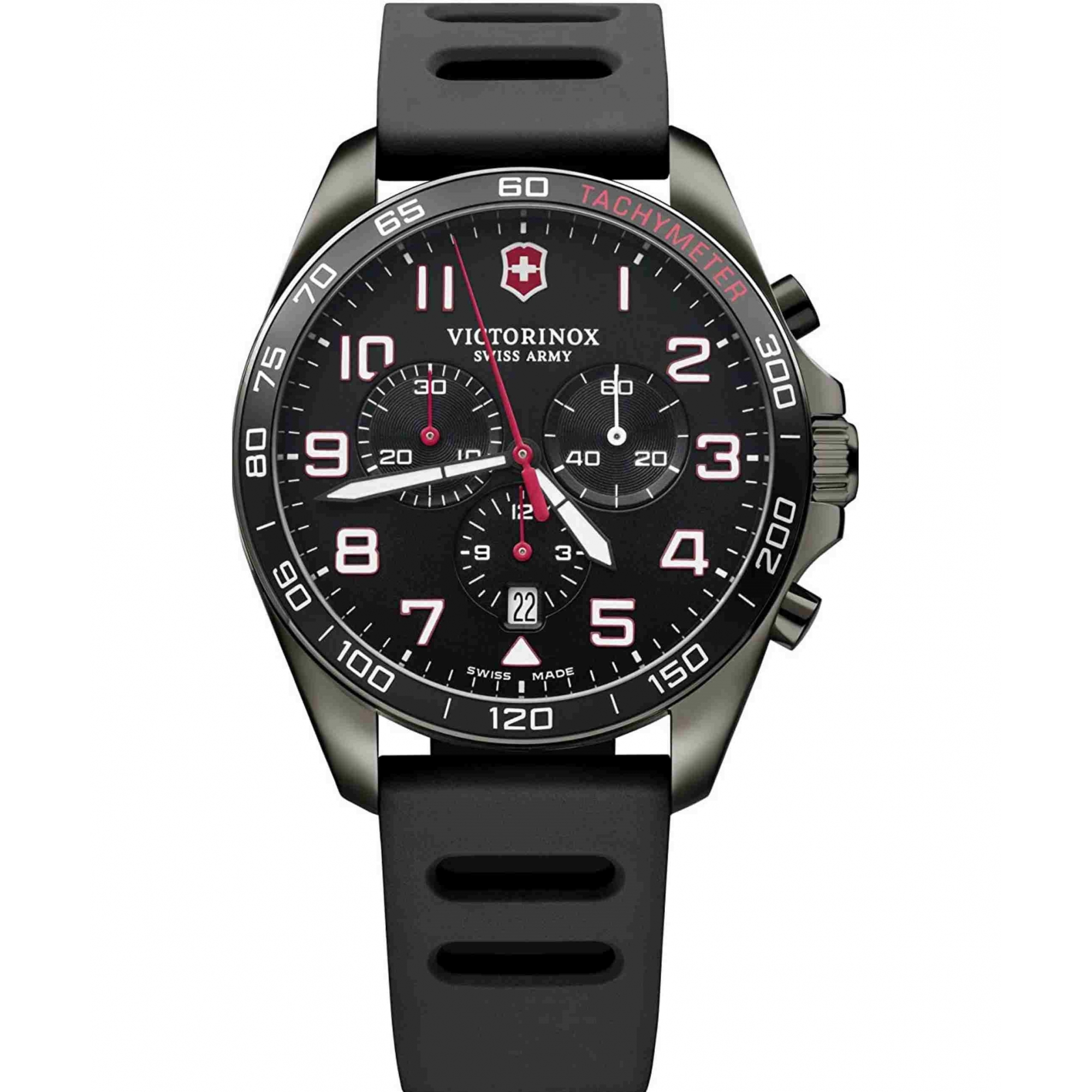 Relógio Victorinox 241889 FieldForce Sport Cronógrafo Quartzo Preto