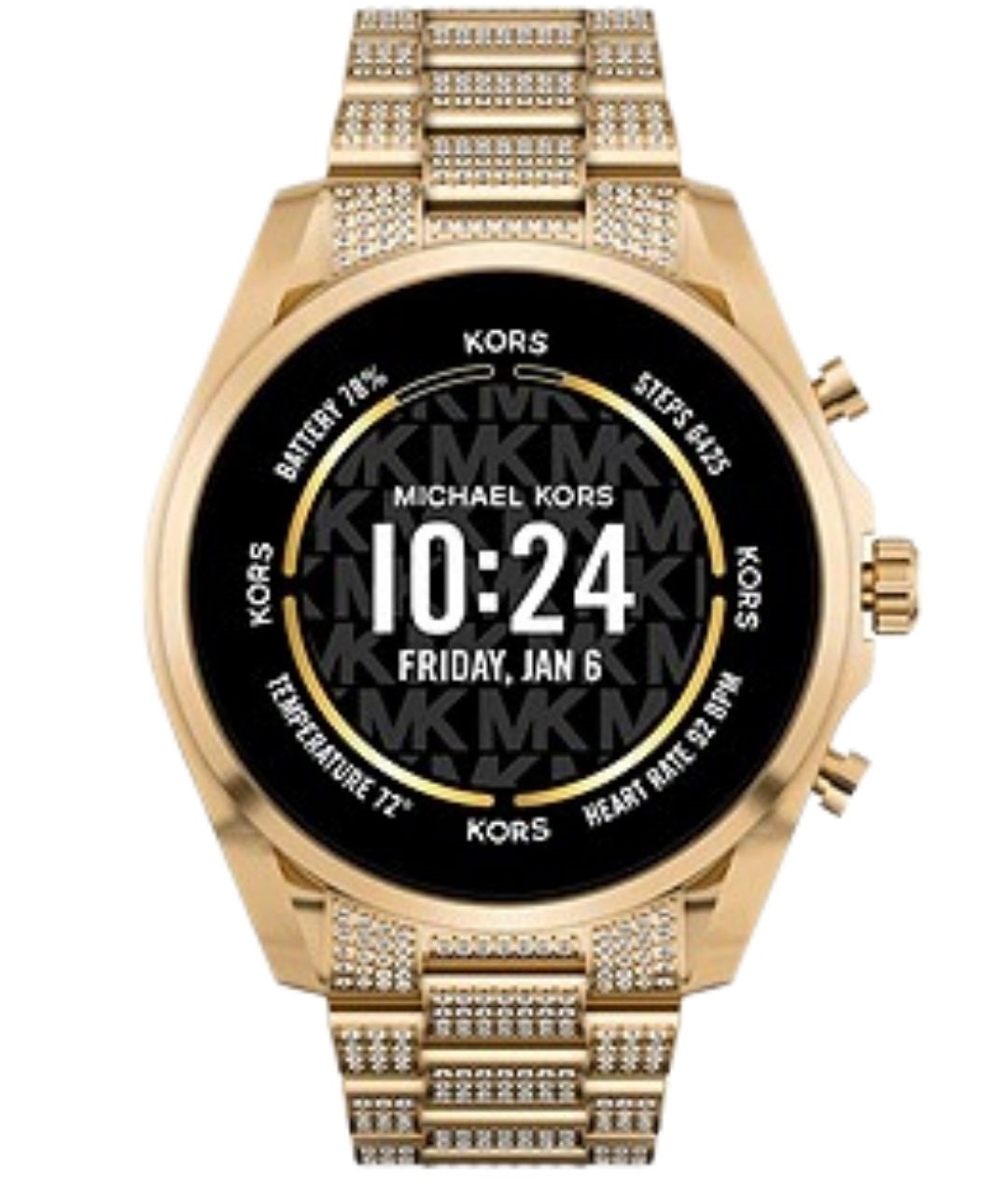 Smartwatch Michael Kors Gen 6 em aço inoxidável Bradshaw em tom dourado
