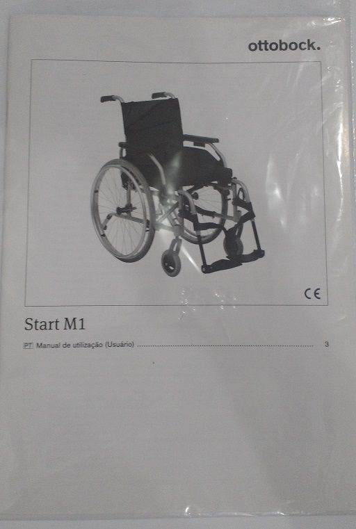 Cadeira de Rodas Start M1 125kg 40,5cm Ottobock