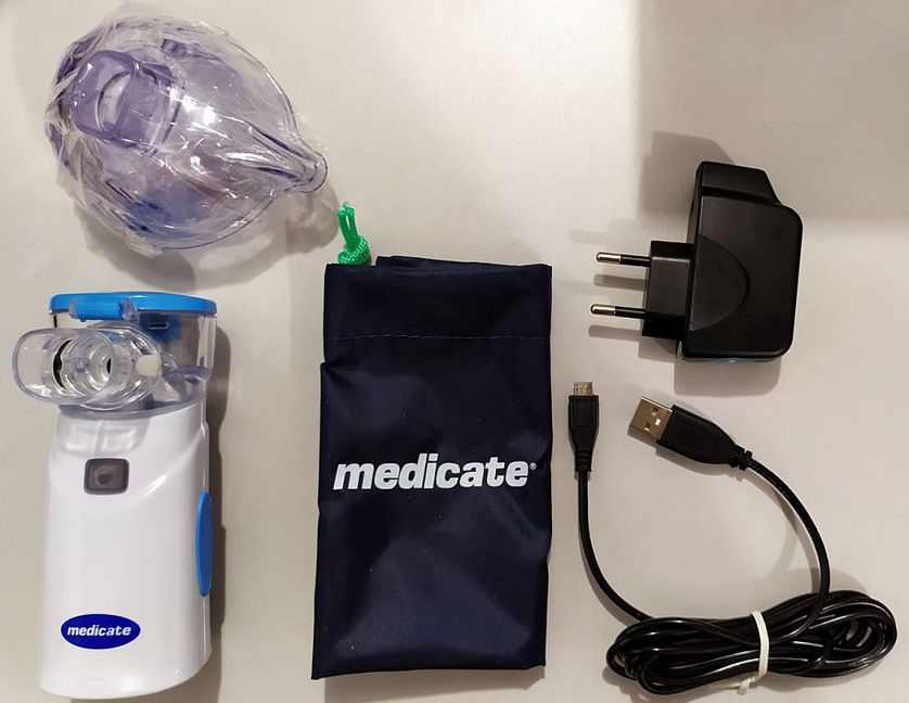 Inalador Nebulizador Portátil Mesh MD 4500 Medicate