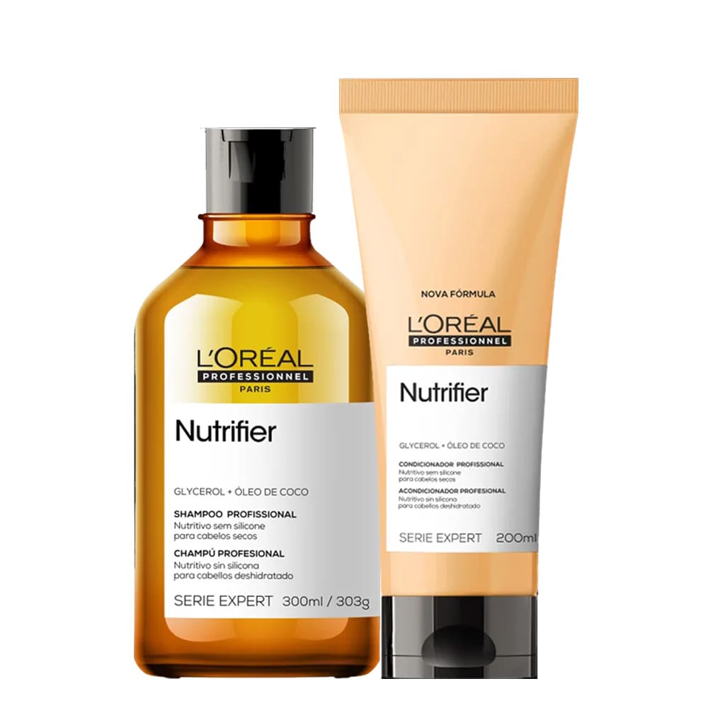 Kit L'Oréal Profissionel Nutrifier Glycerol + Óleo de Coco DUO