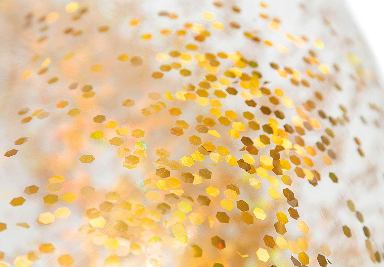 Boia Circular 56cm Transparente com Glitter Art Summer