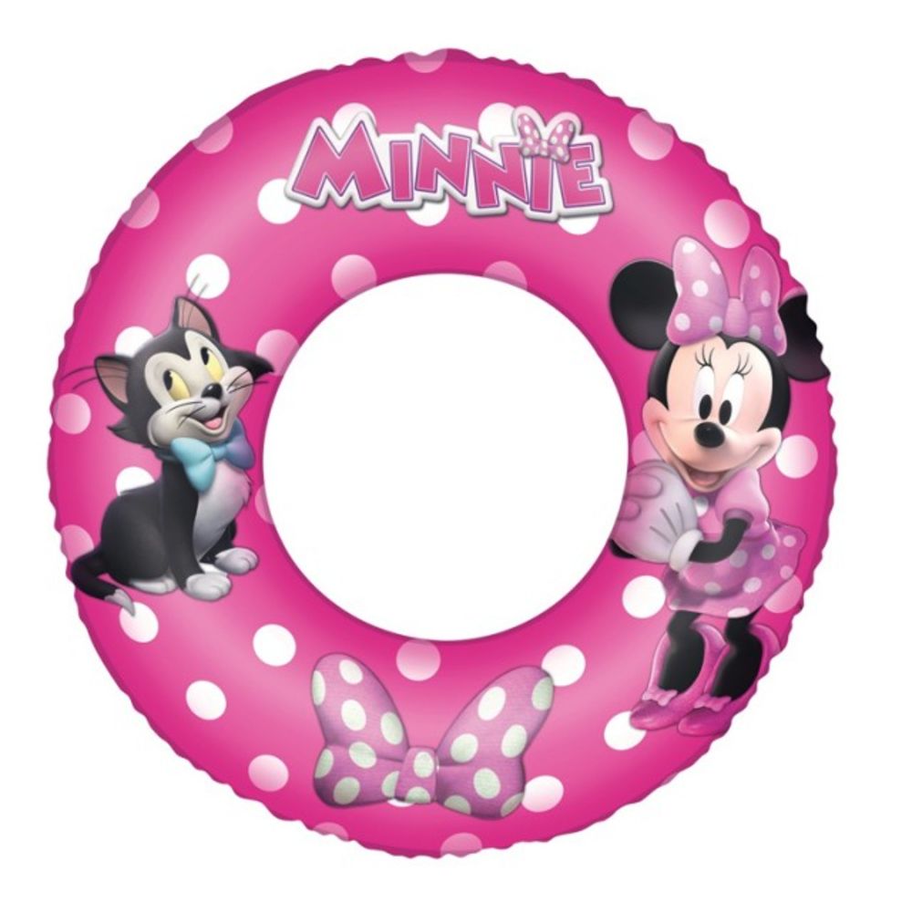 Boia Inflavel Infantil Circular Minnie Disney 56cm Bestway