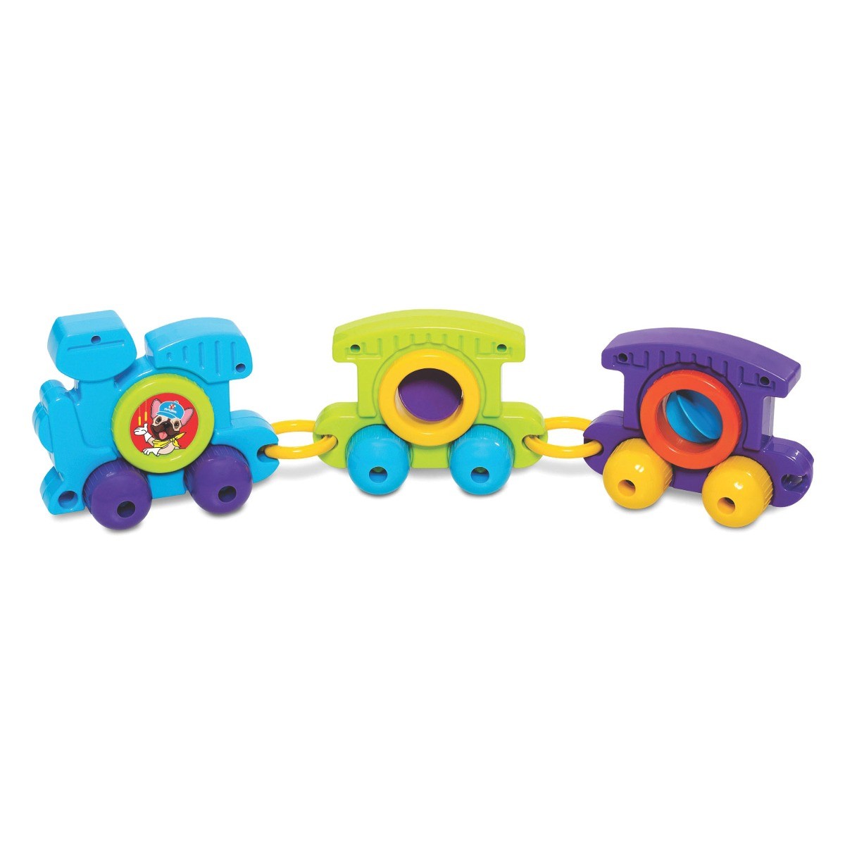 Brinquedo Bebe Babytrain Express Com 12 Trilhos Merco Toys