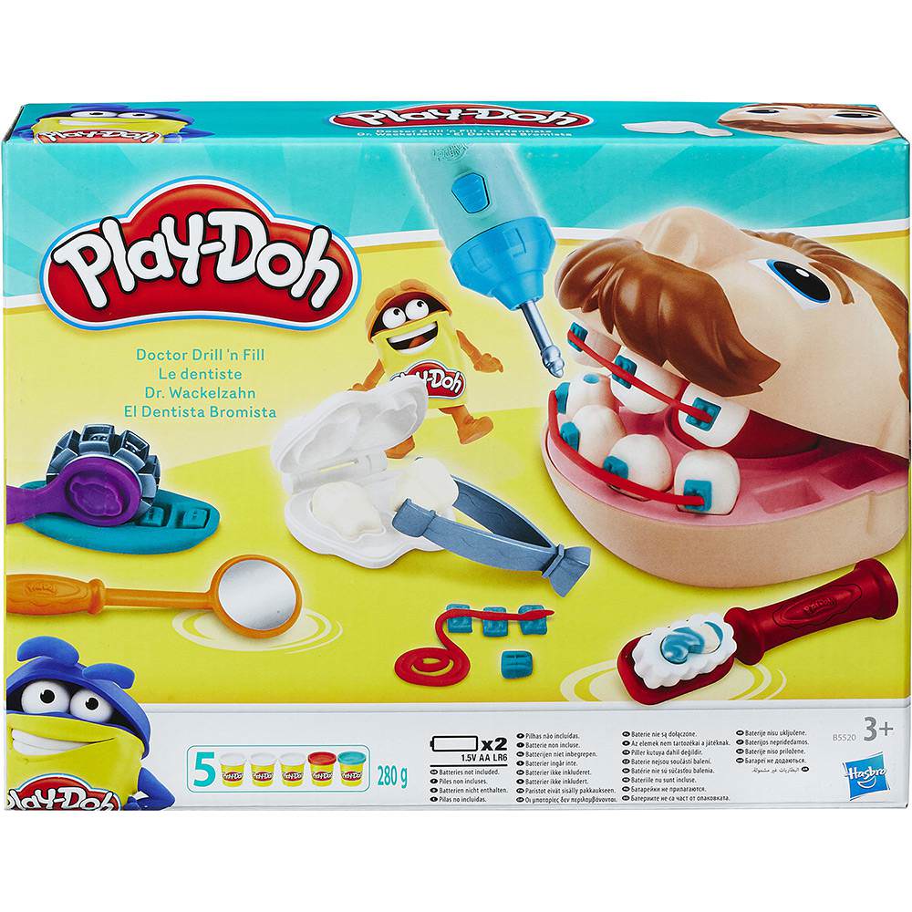 Massinha de Modelar Brincando de Dentista Play-Doh