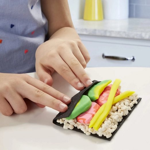 Massinha de Modelar Play Doh Kitchen Comidas Japonesas Sushi Hasbro