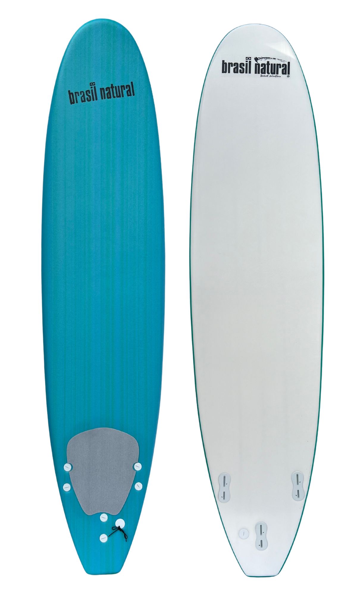 Prancha de surf soft 7'6 fun board Edição Limitada 03 + kit surf - Brasil Natural