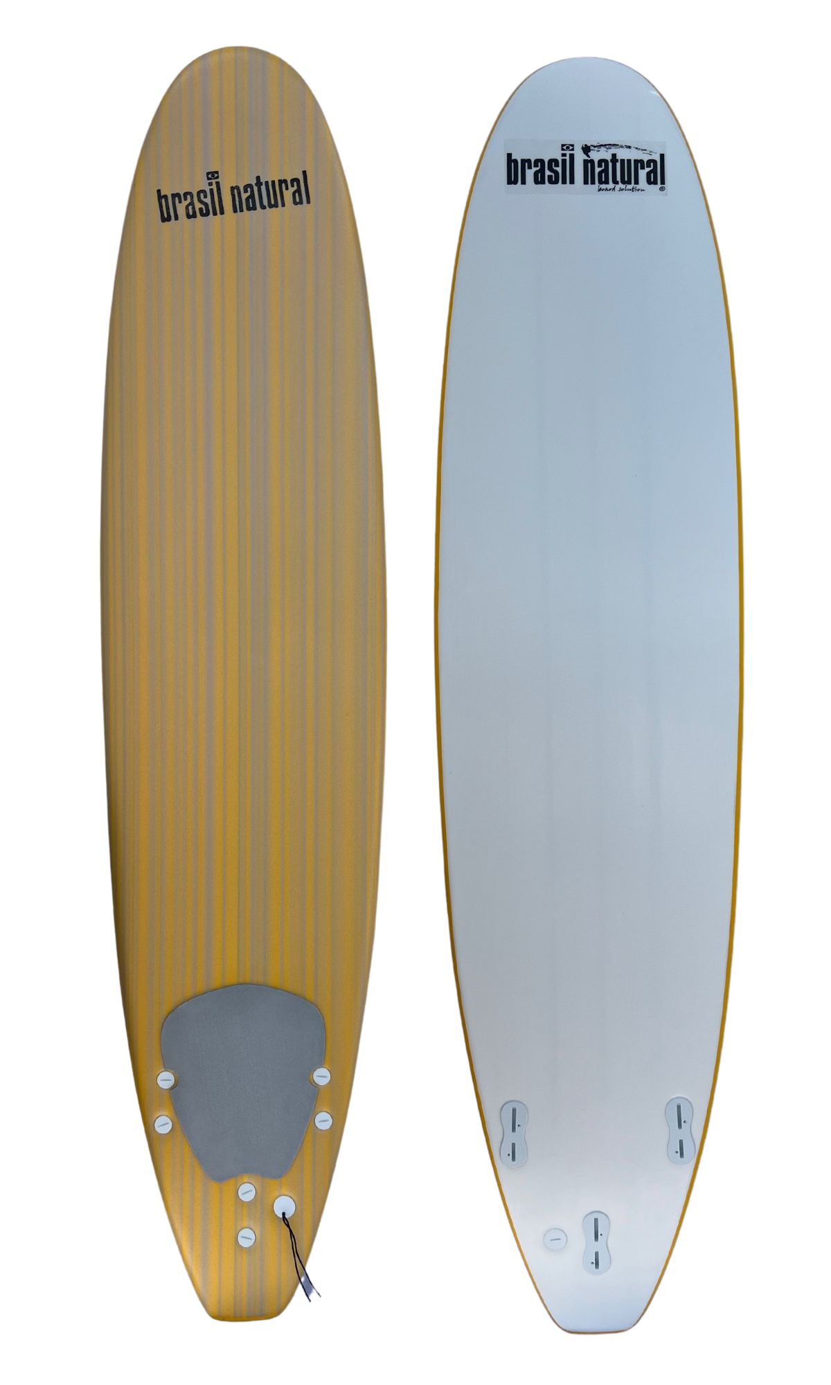 Prancha de surf soft 7'6 fun board Edição Limitada 07 + kit surf - Brasil Natural