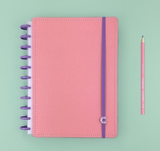 Caderno Inteligente G+ Rose Pastel - Caderno Inteligente