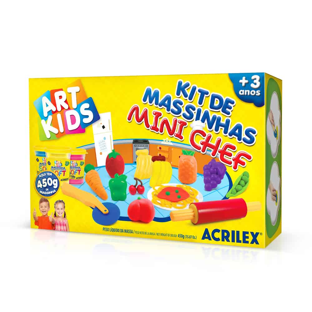 Kit massinha mini chef - Acrilex