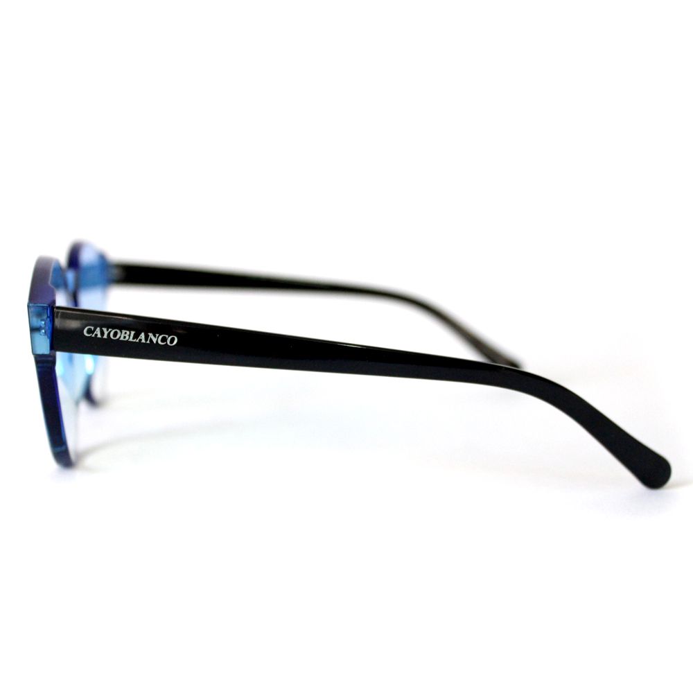 Óculos de Sol Redondo Azul Cayo Blanco - Cayo Blanco