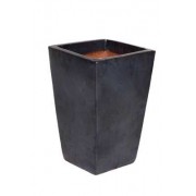 Vaso Vietnamita Quadrado em Cerâmica 28x48 cm