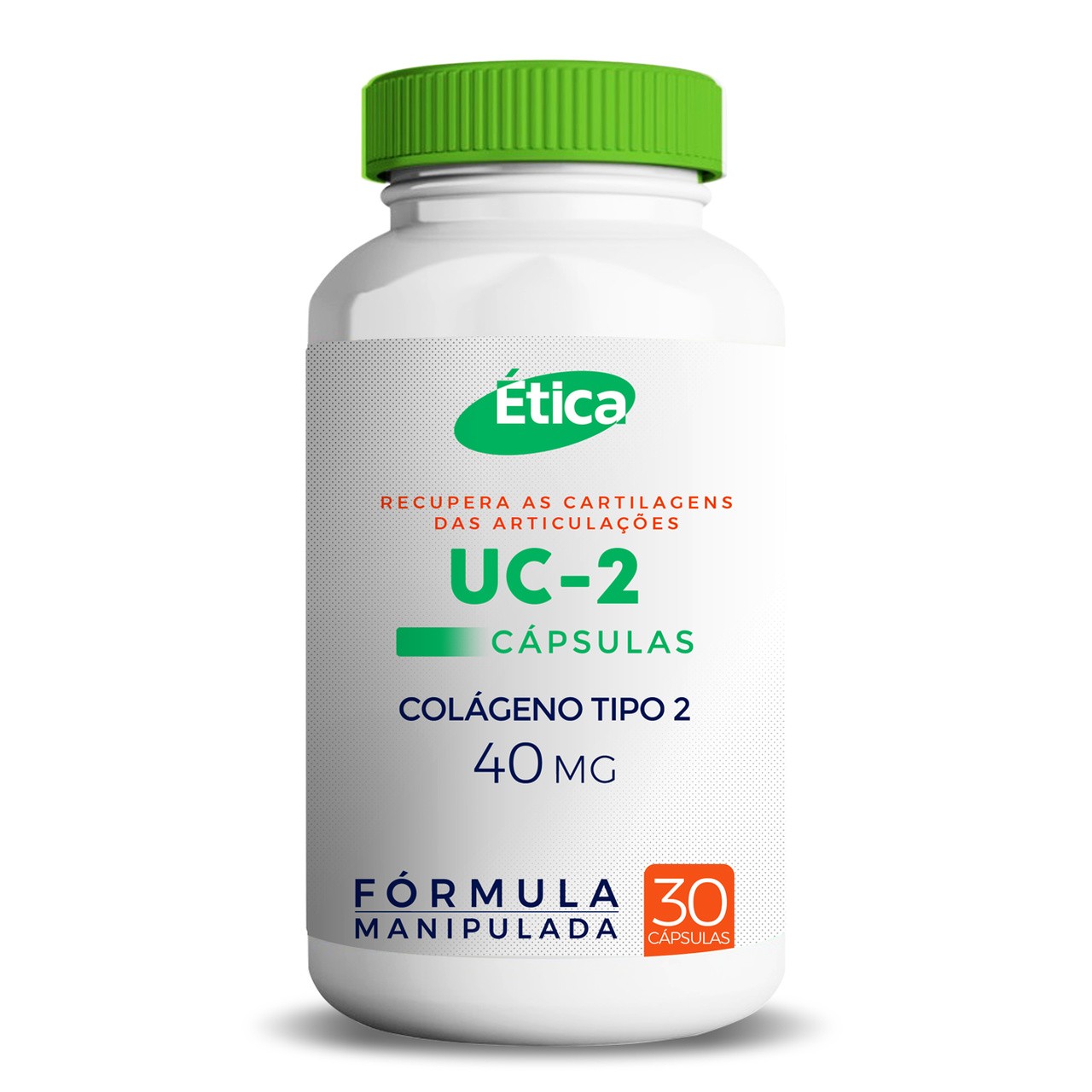 UC II 40 mg, Colágeno Tipo 2 Para Articulações