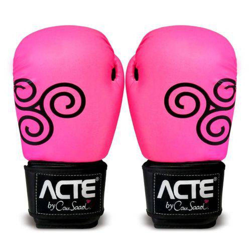Luvas de Boxe Rosa By Cau Saad Acte Sports