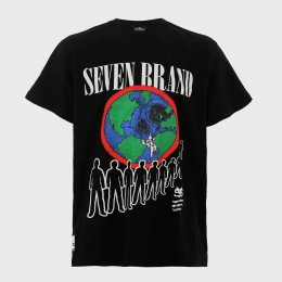 Camiseta Seven Human World Preta