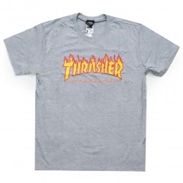 Camiseta Thrasher Flame Logo Mescla