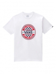 Camiseta Vans Circle Checker White