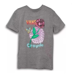 Camiseta Vans x Crayola Crew Heather Grey
