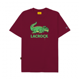 Camiseta WALLS x Crockdilla Lacrock Vinho