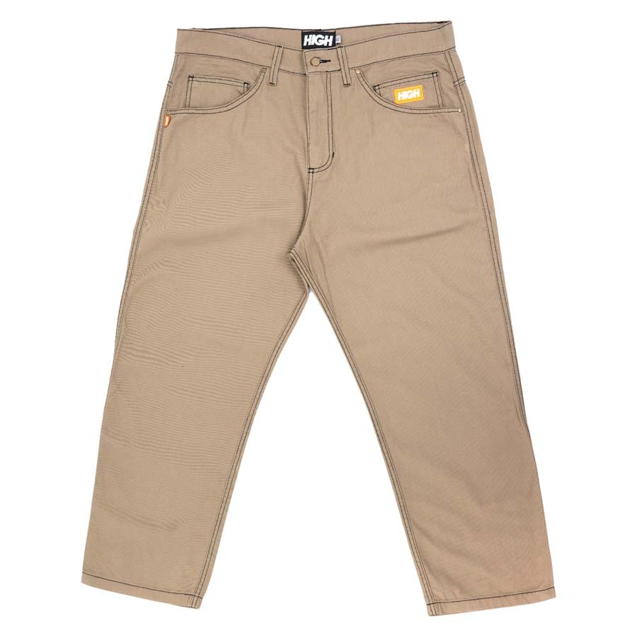 Calça High Chino Pants Colored Beige