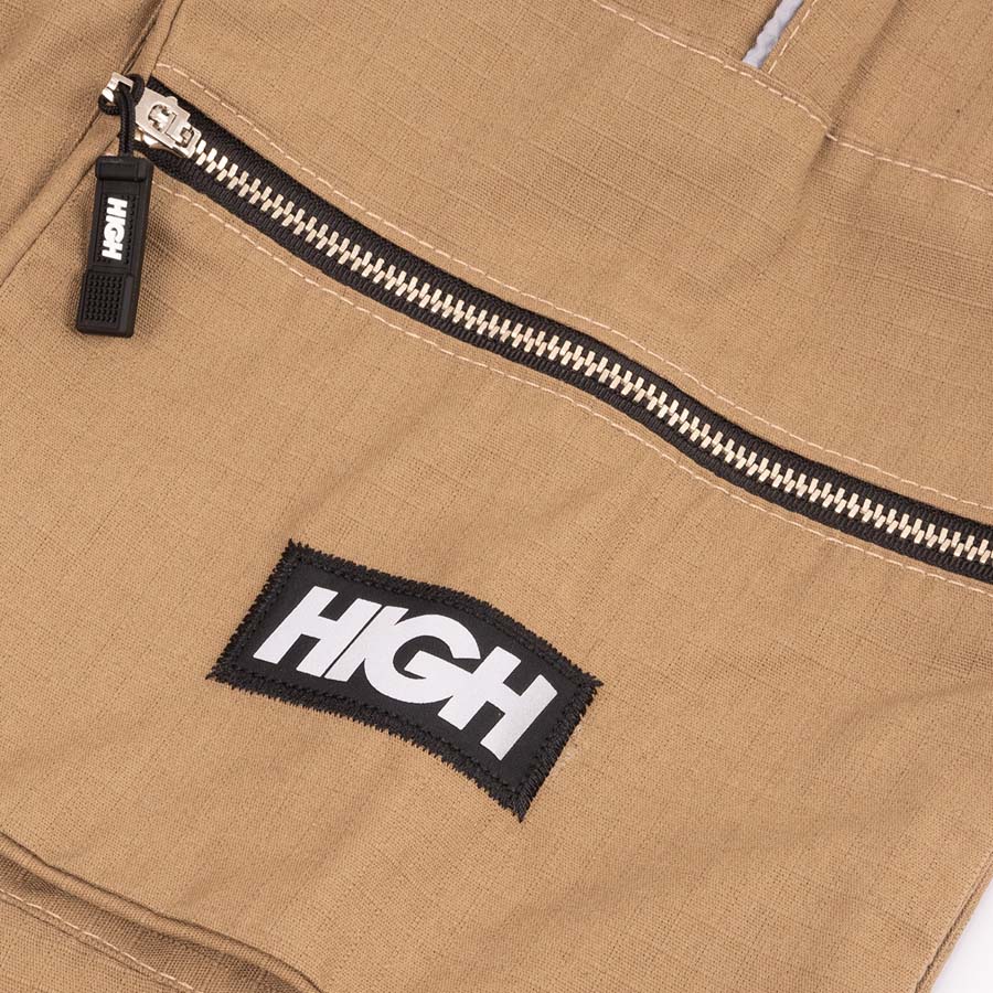 Calça High Ripstop Cargo Pants Beige