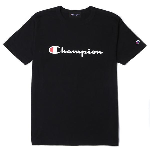 Camiseta Champion Logo Script Preto